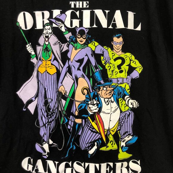 DC Comics “The Original Gangsters” T-Shirt, Joker, Cat Women, Riddler, Penguin - Picture 3 of 4